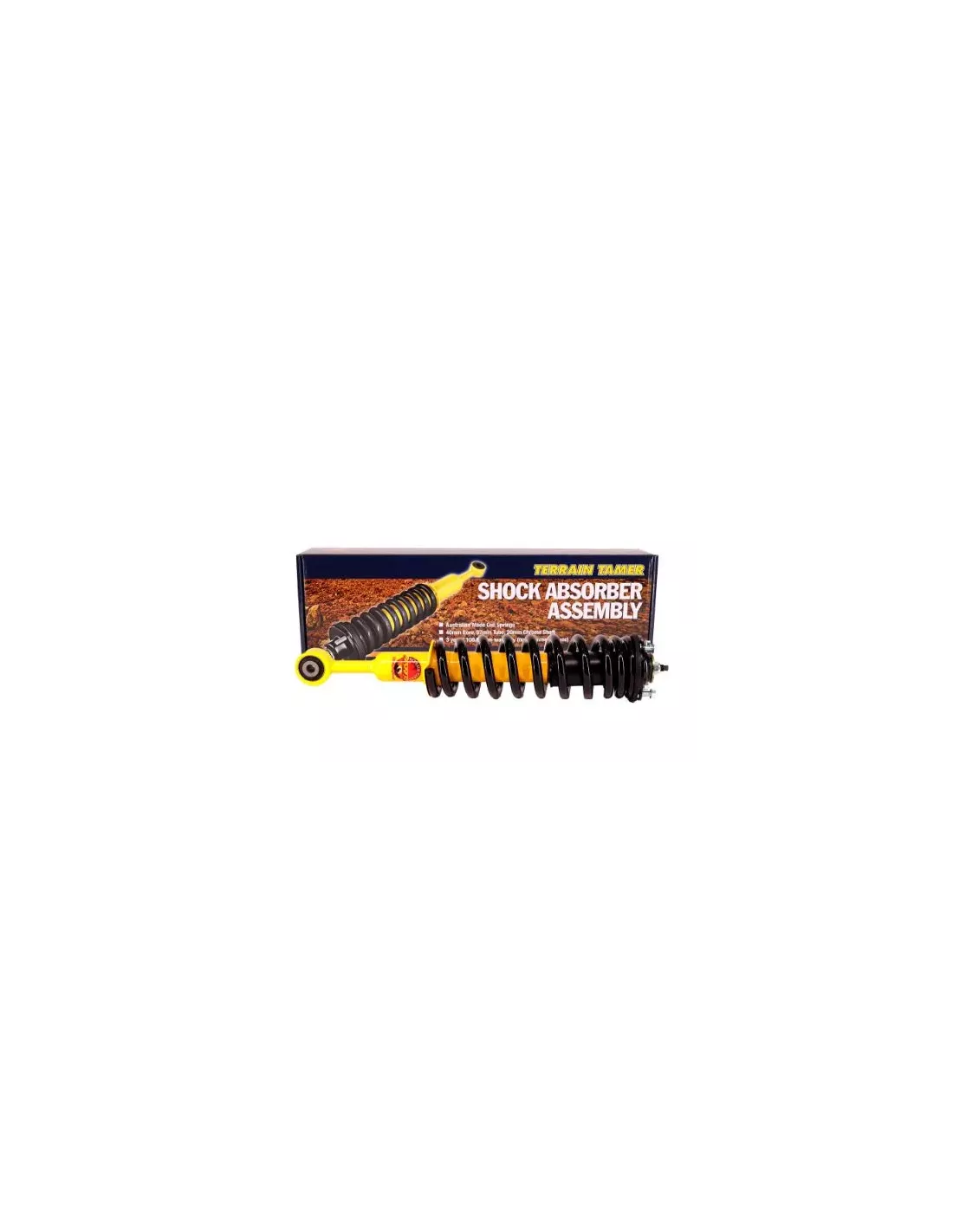Paire d'amortisseurs combinés ressorts surélevés 40mm 100kg