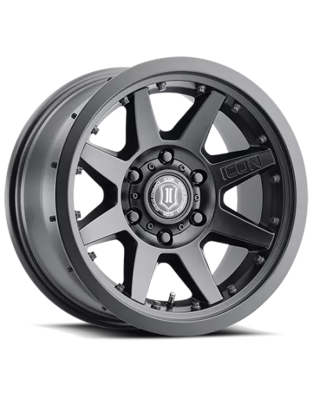 JANTE ICON ALLOYS REBOUND PRO SATIN BLACK 8.5 X 17 5x127 ET-