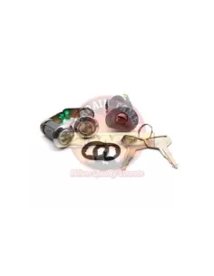 Barillet de contact et kit de serrure 2 portes avec blocage