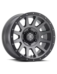 JANTE ICON ALLOYS COMPRESSION TITANIUM 8.5 X 17 5x127 ET6 CB