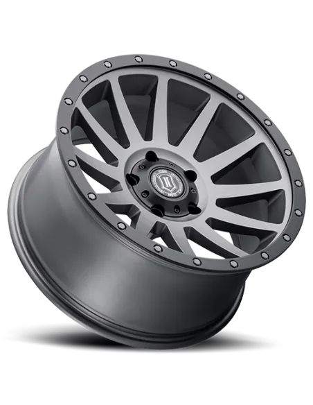 JANTE ICON ALLOYS COMPRESSION TITANIUM 8.5 X 17 5x127 ET6 CB
