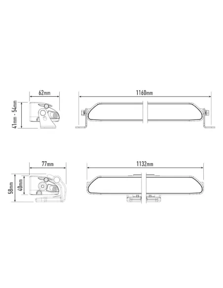 PHARE LED LAZER LINEAR 42 ELITE