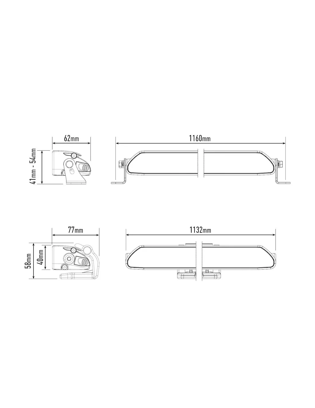 PHARE LED LAZER LINEAR 42 ELITE
