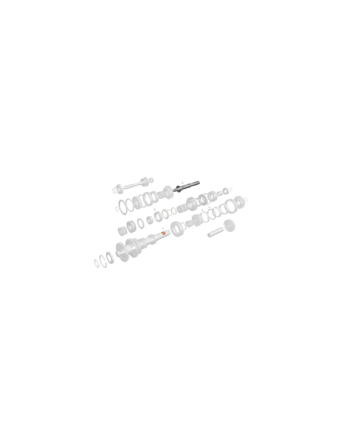 Arbre principal R150F/R151F transmission Terrain Tamer