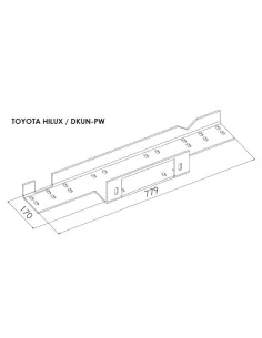 PLATINE TREUIL PC ORIGINE TOYOTA HILUX VIGO 2005-2015