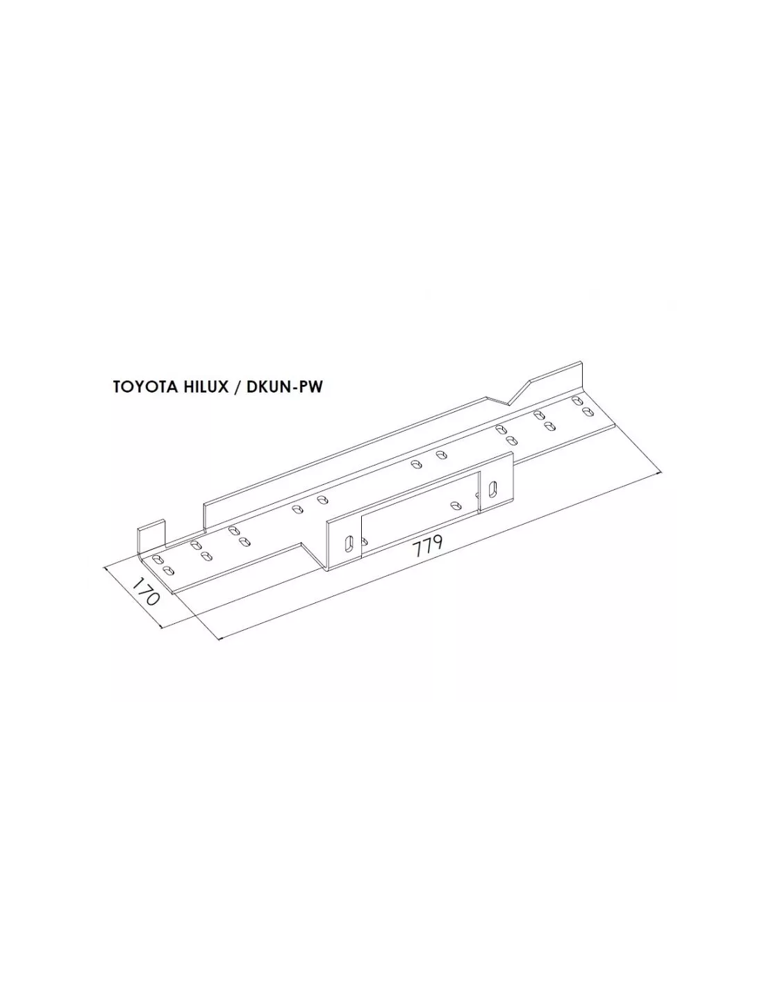 PLATINE TREUIL PC ORIGINE TOYOTA HILUX VIGO 2005-2015