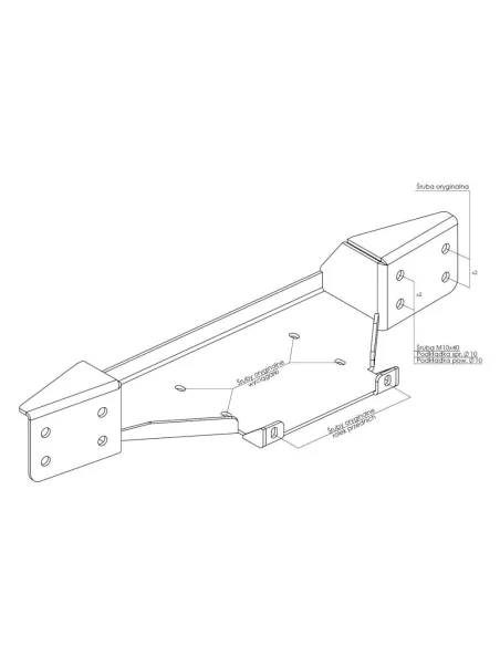 PLATINE TREUIL PC ORIGINE FORD RANGER RAPTOR 2019-2022