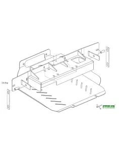 PLATINE TREUIL PC ORIGINE FORD RANGER 2019-2022 (avec Radar