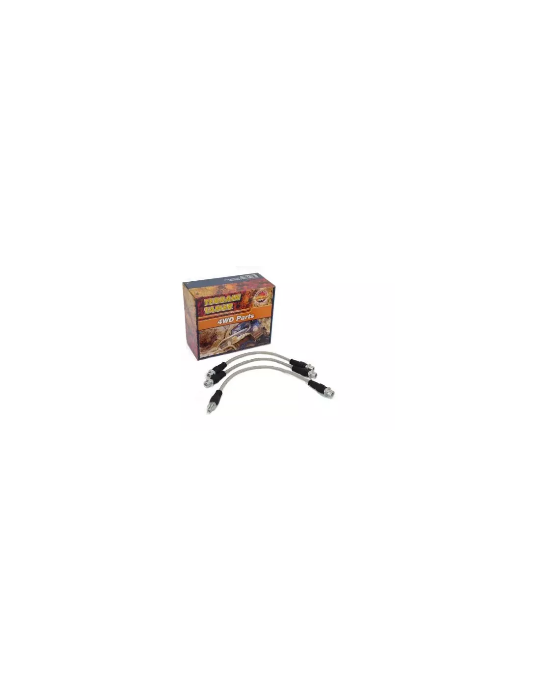 KIT DURITES DE FREIN TRESSÉES POUR SUSPENSION REHAUSSÉE 2"