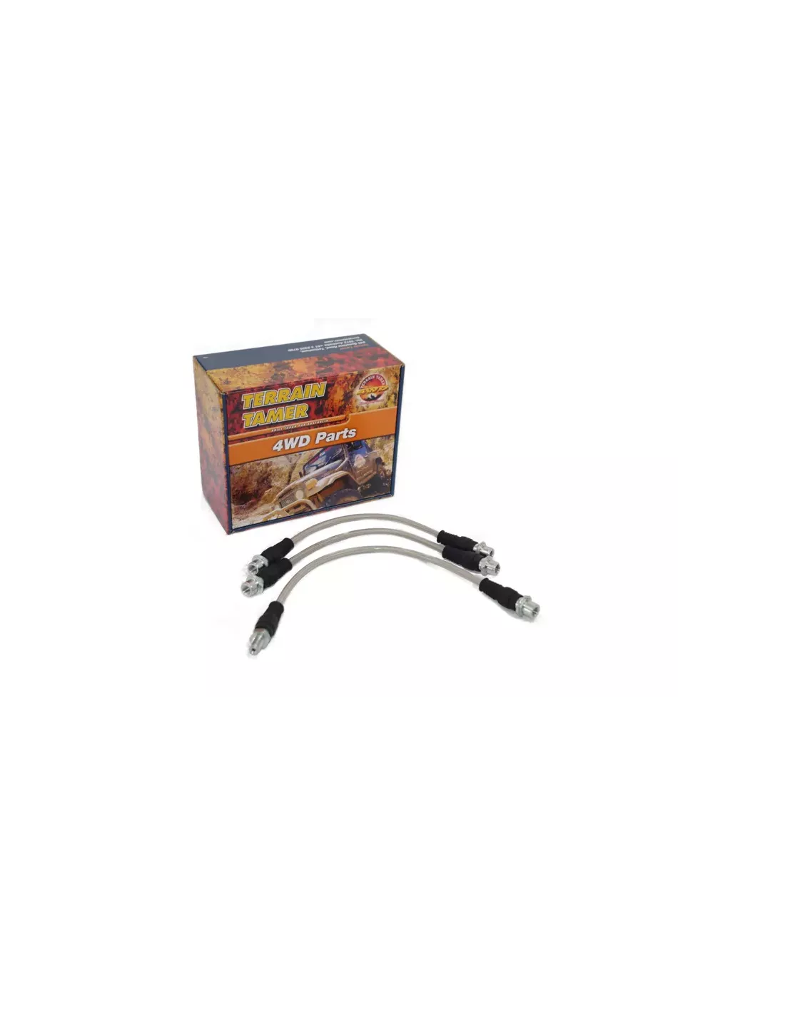 KIT DURITES DE FREIN TRESSÉES POUR SUSPENSION REHAUSSÉE 2"