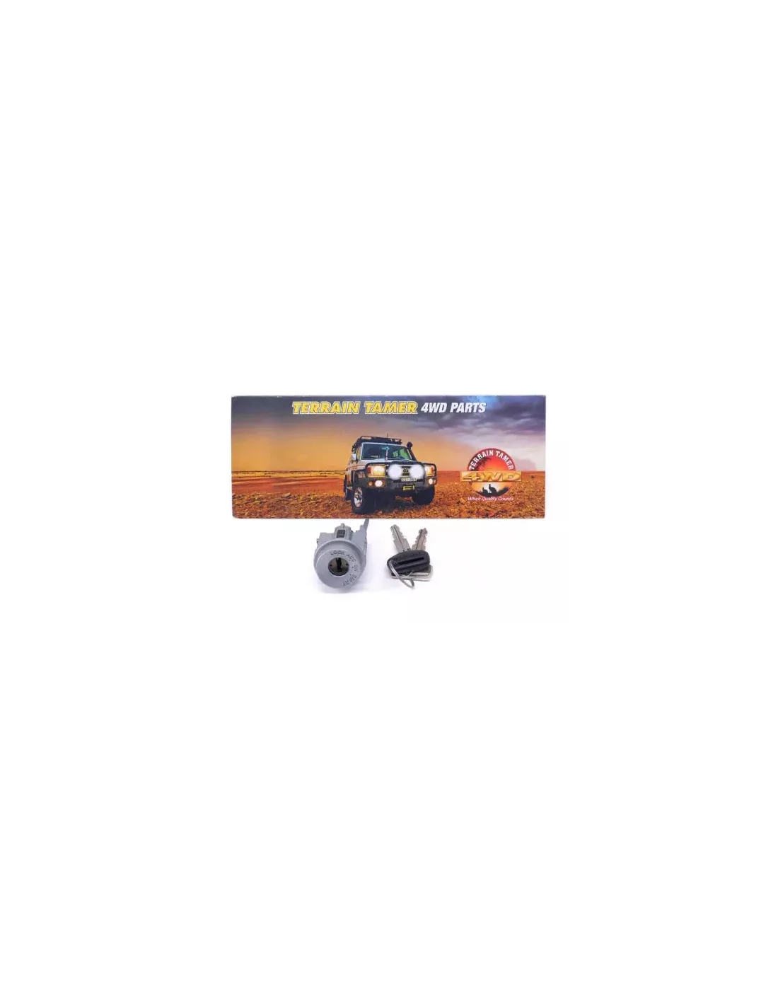 Jeu de cylindre et clé pour serrure de contact Terrain