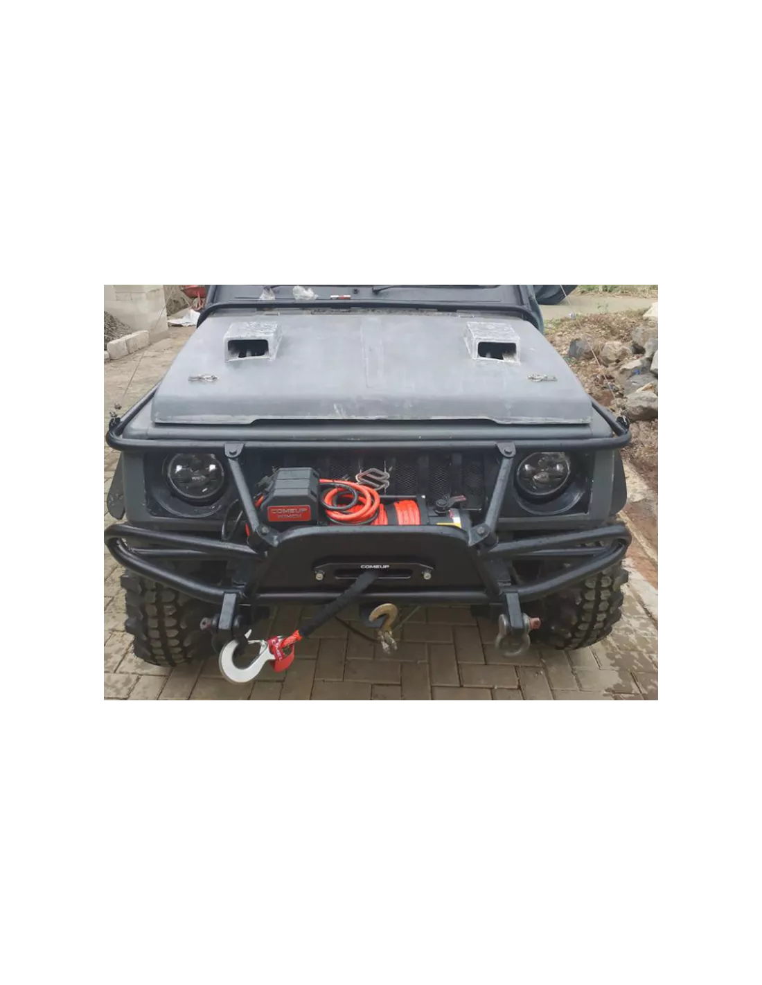 TREUIL COME UP GIO 100S (4536 KG) 12V - Corde synthétique
