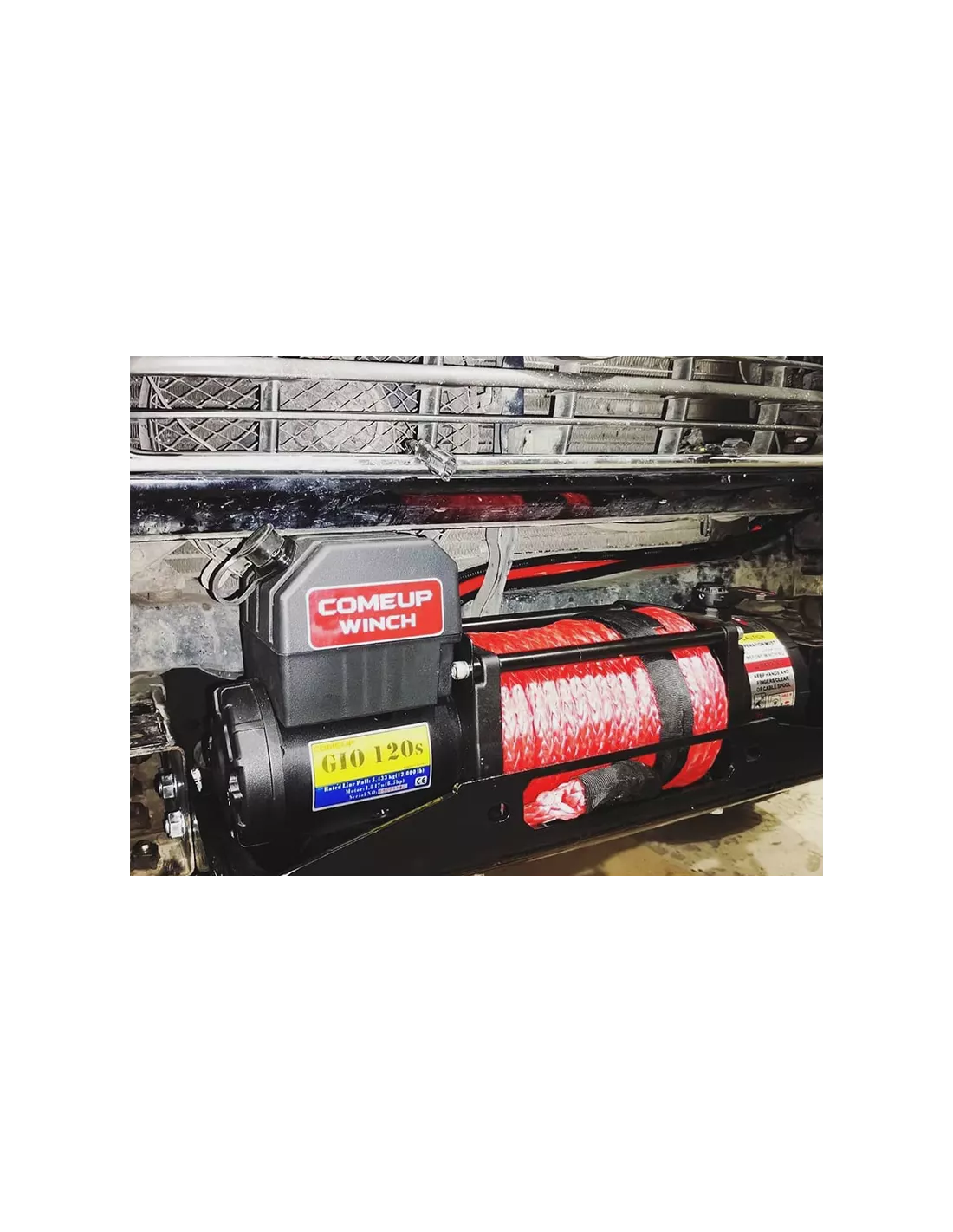 TREUIL COME UP GIO 120S (5443 KG) 12V - Corde synthétique
