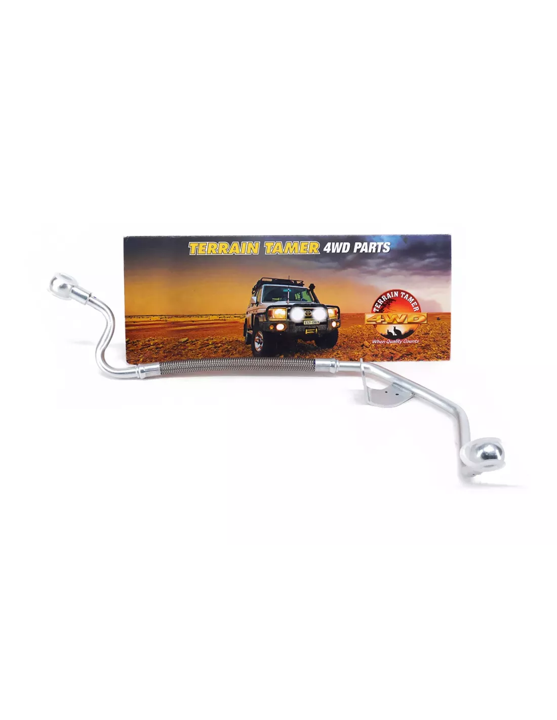 Tuyau alimentation huile turbo droit Terrain Tamer Toyota