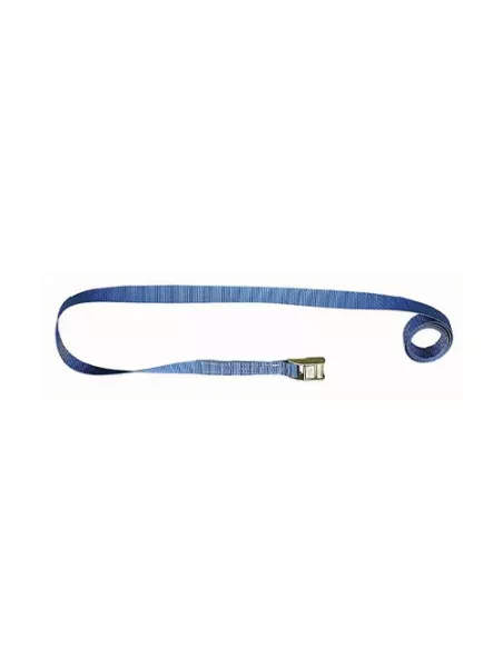 SANGLE ARRIMAGE BOUCLE A CAME 25mm x 2M / RR 500kg / NOIRE