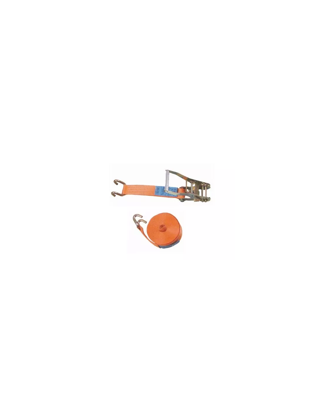 SANGLE ARRIMAGE PL A CLIQUET 50mm x 9M - DOIGTS ECARTES - BL