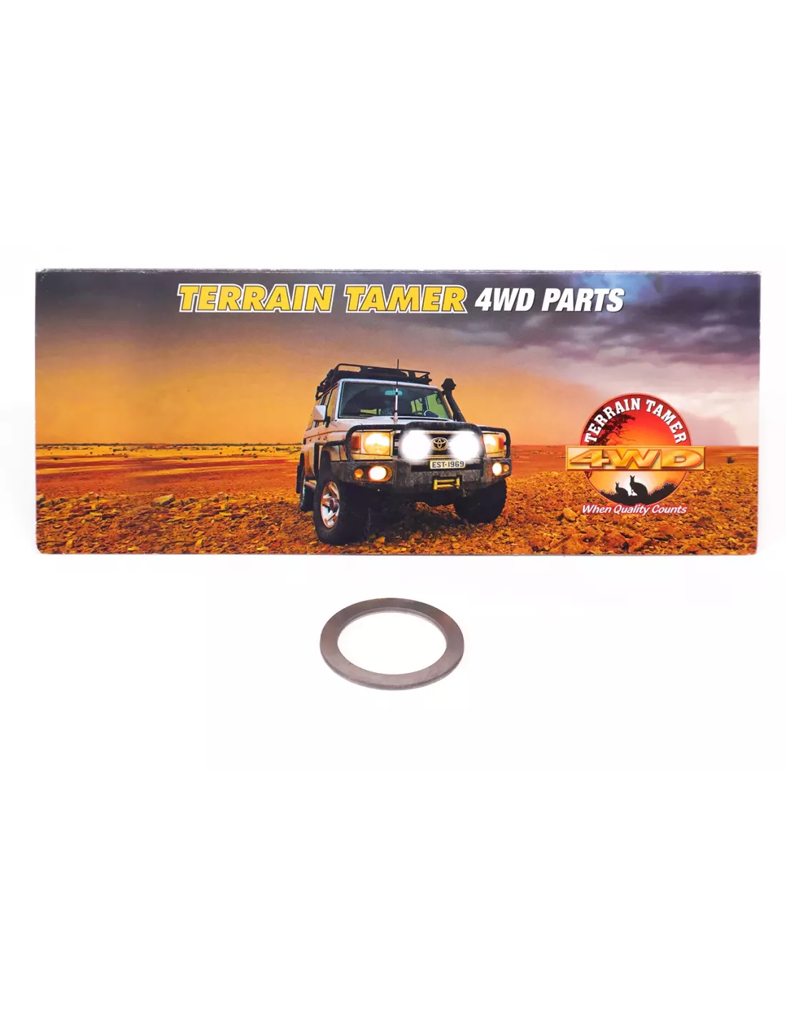 Rondelle d'ajustage pignon T 2,06 compatible STD & Diff