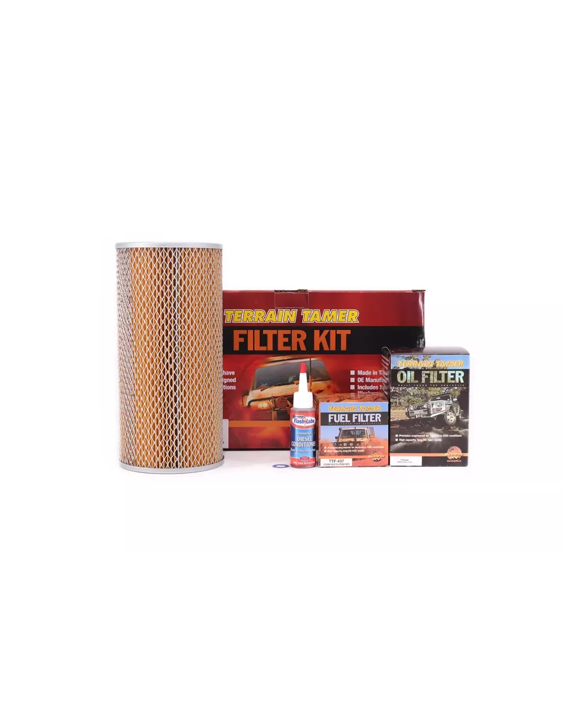 Kit de filtres Terrain Tamer Toyota Hiace LH212 05/2001 à
