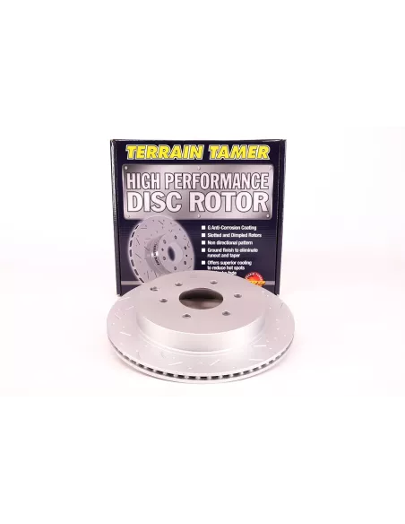 Disque de frein arrière rainuré et alvéolé Terrain Tamer
