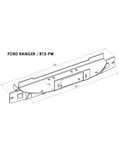 PLATINE TREUIL PC ORIGINE FORD RANGER 2011+