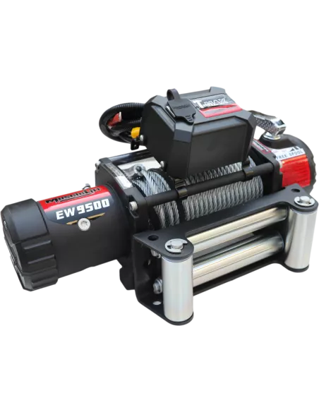 TREUIL T-MAX EW9500 MUSCLEFIT (4309KG) 12V - Câble acier