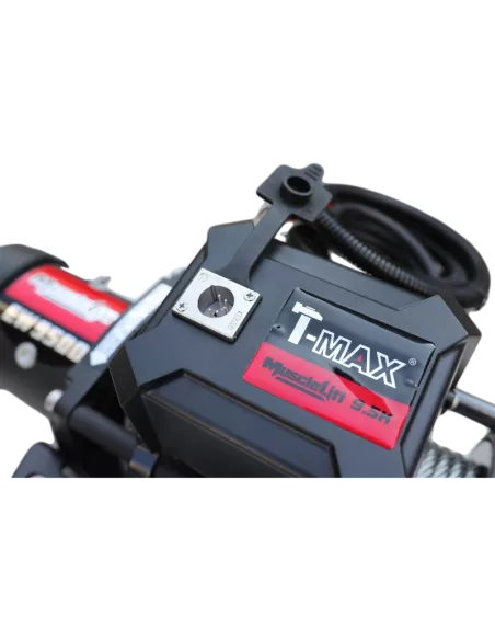 TREUIL T-MAX EW9500 MUSCLEFIT (4309KG) 12V - Câble acier