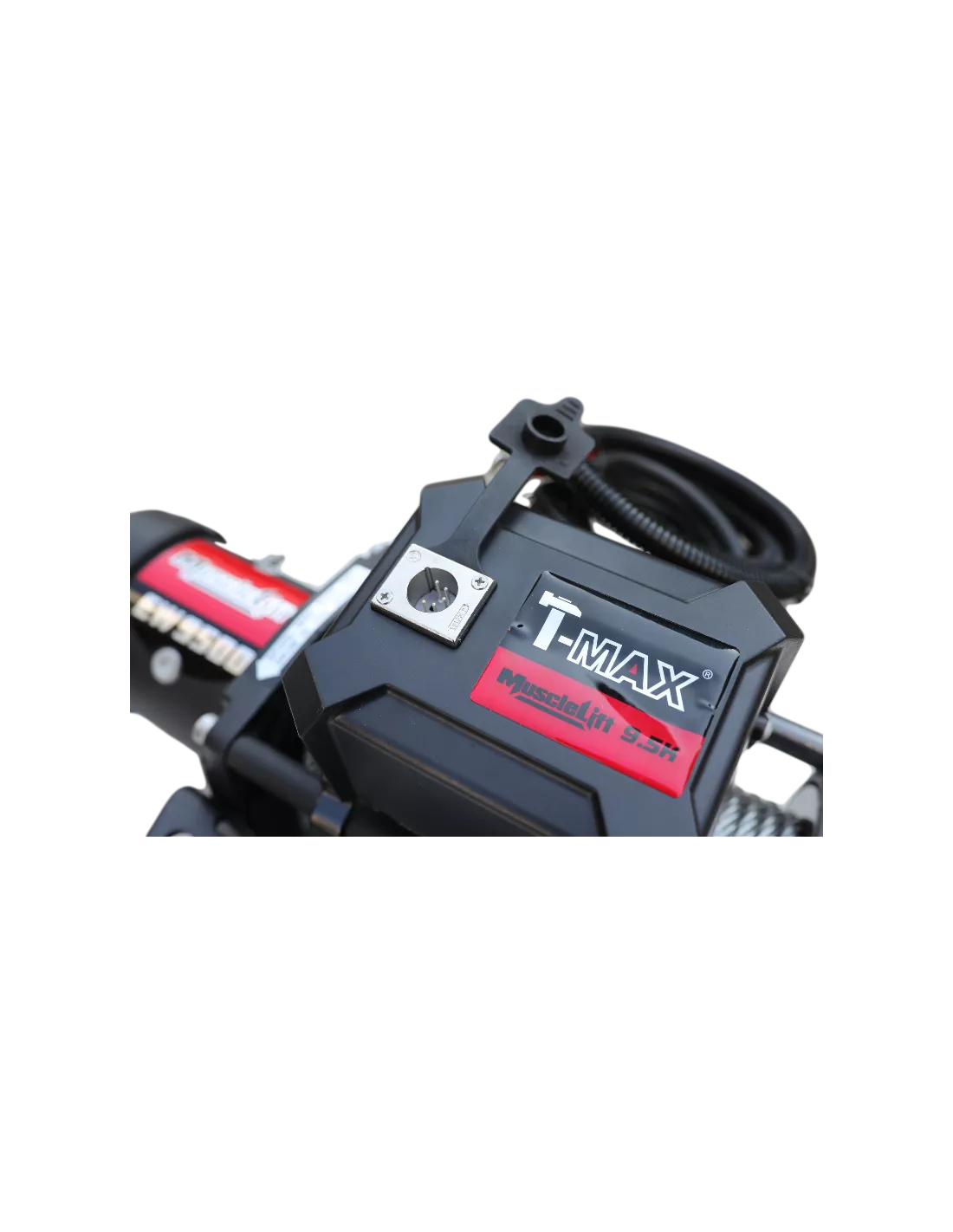 TREUIL T-MAX EW9500 MUSCLEFIT (4309KG) 12V - Câble acier