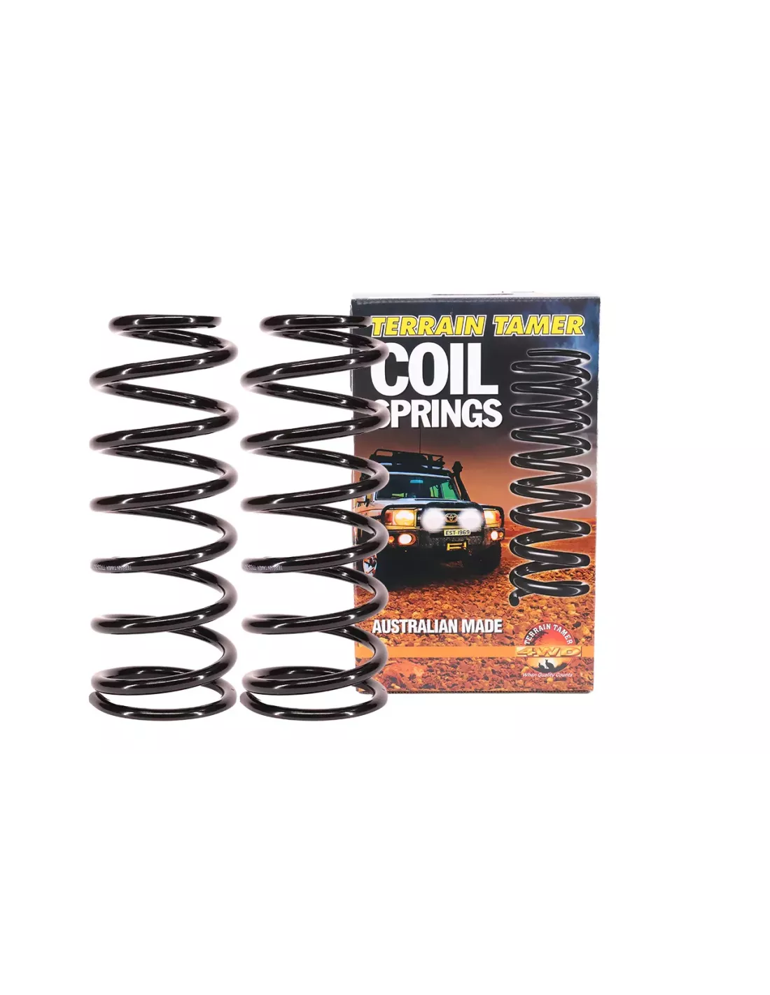 Ressorts hélicoïdaux arrière rehaussés 40 mm pour
