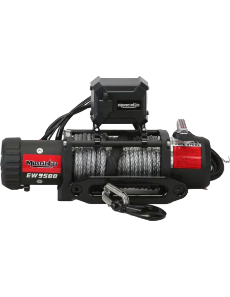 TREUIL T-MAX EW9500S MUSCLEFIT (4309KG) 12V - Corde synthéti