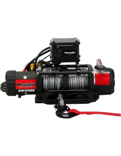 TREUIL T-MAX EW12500S MUSCLEFIT (5670KG) 12V - Corde synthét