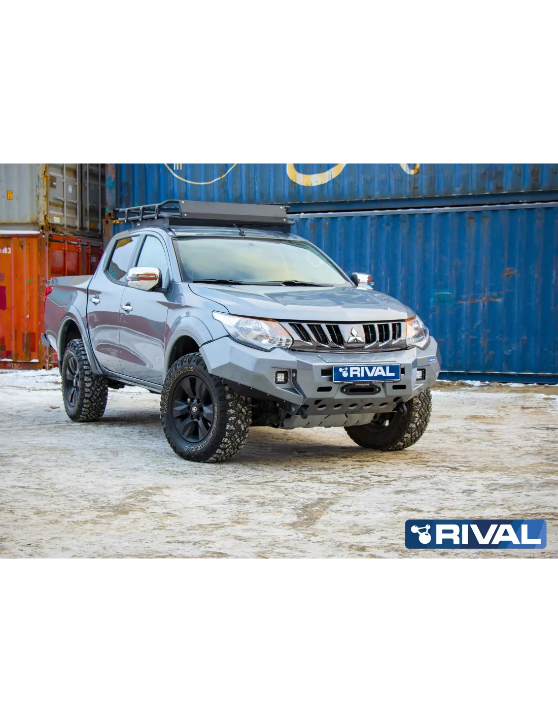BUMPER FRONT RIVAL MITSUBISHI L200 2015-2018 (USAGE COMPETIT
