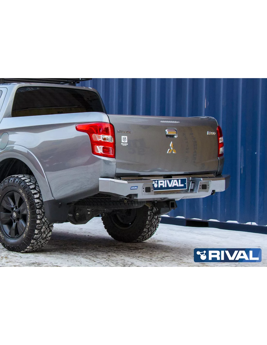 BUMPER REAR RIVAL MITSUBISHI L200 2015-2019 (USAGE COMPETITI