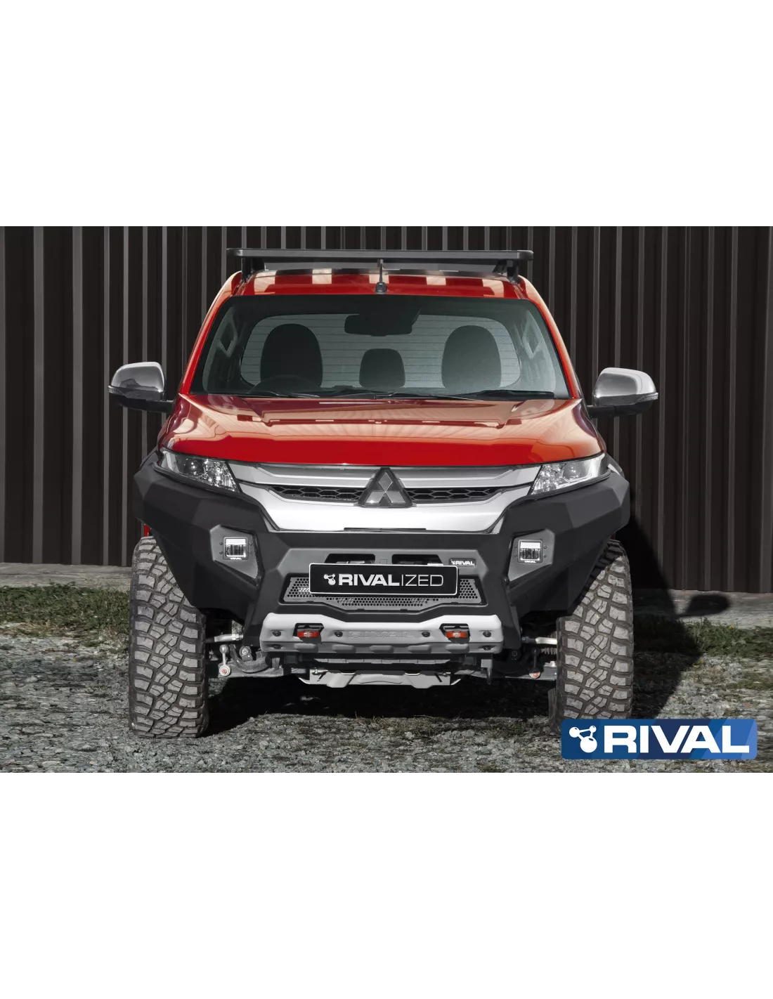 BUMPER FRONT RIVAL MITSUBISHI L200 2019- (USAGE COMPETITION)
