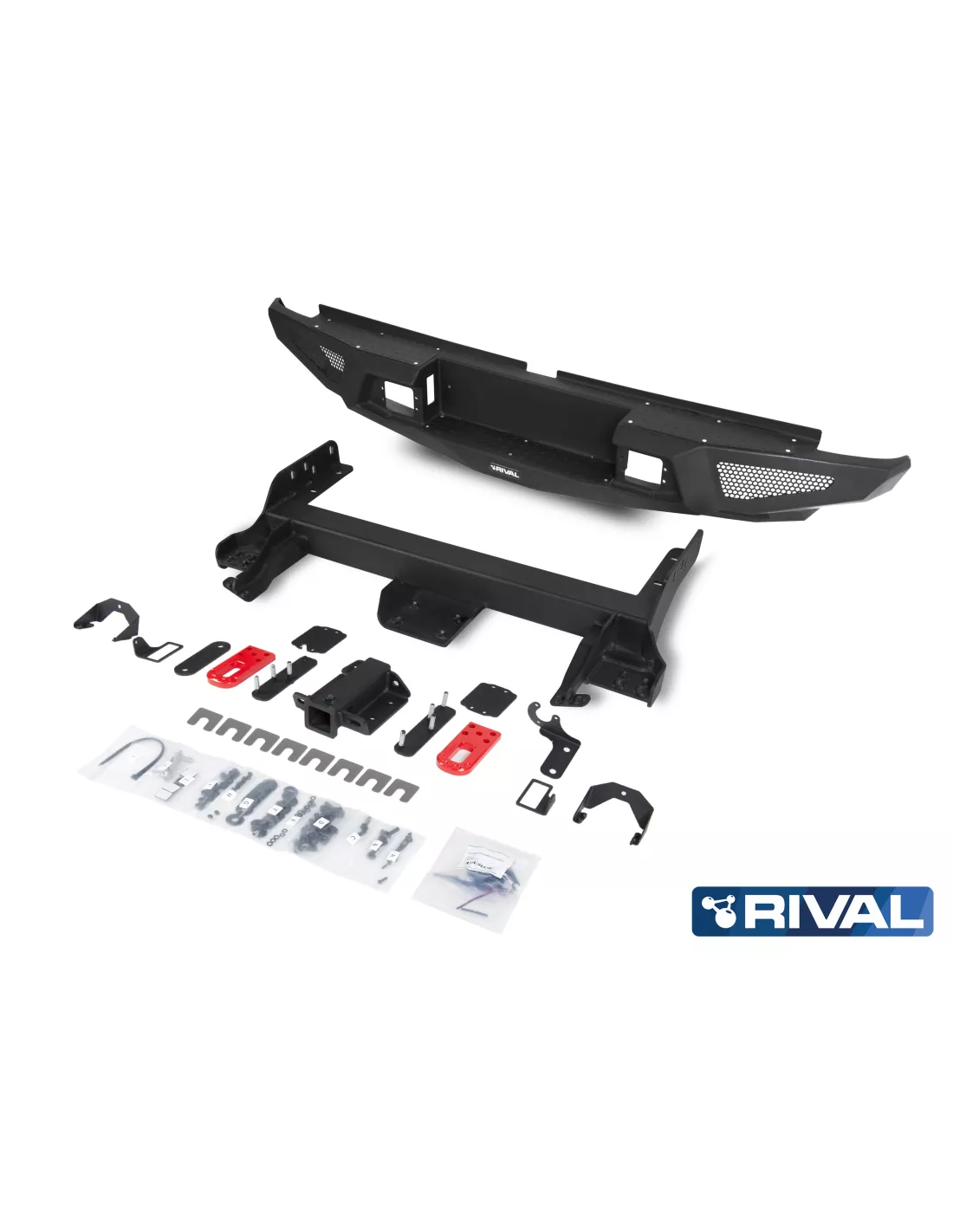 BUMPER REAR RIVAL MITSUBISHI L200 2019+ (USAGE COMPETITION)