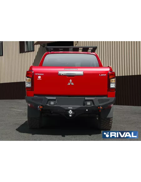 BUMPER REAR RIVAL MITSUBISHI L200 2019+ (USAGE COMPETITION)