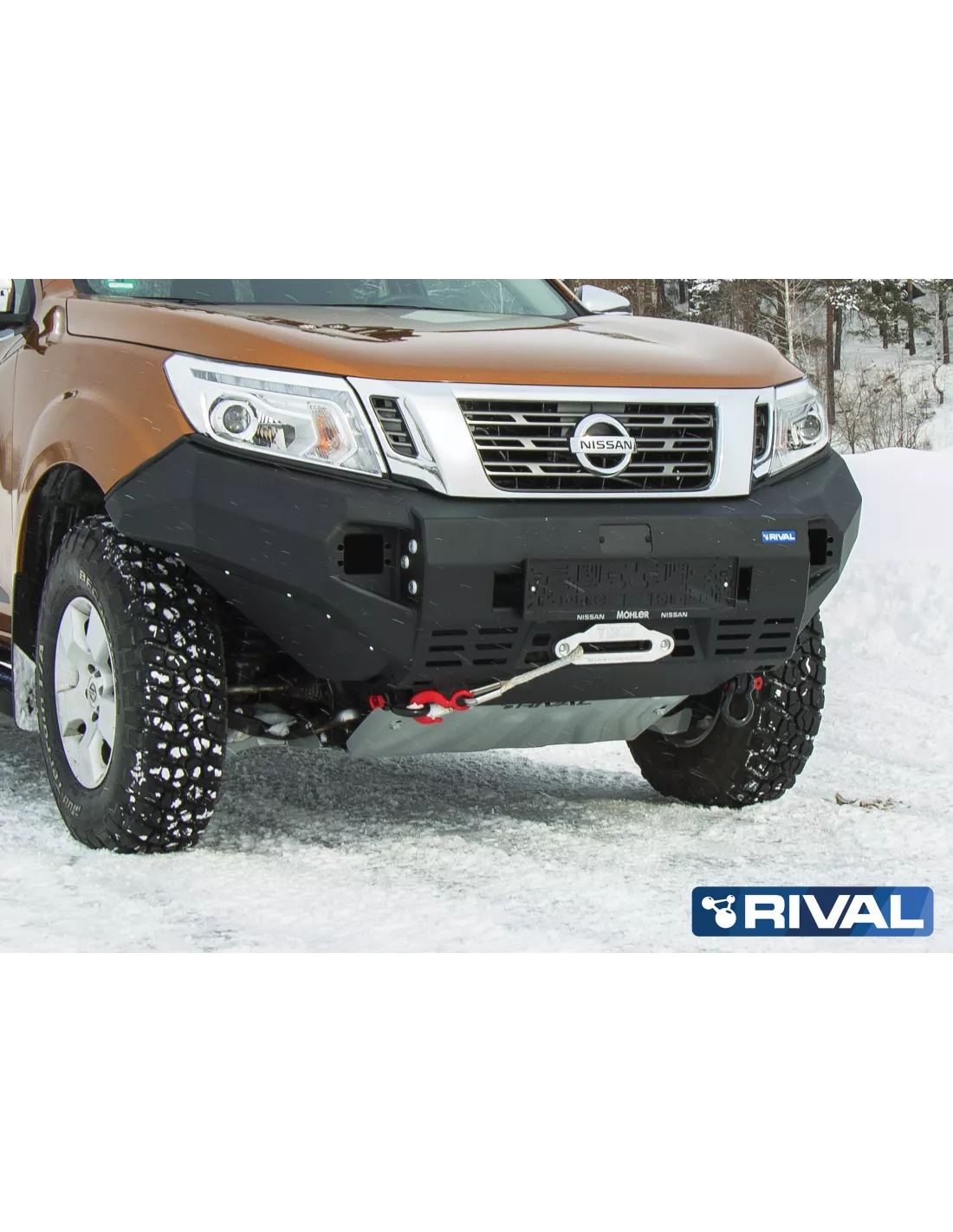 BUMPER FRONT RIVAL NISSAN NAVARA NP 300 (USAGE COMPETITION)