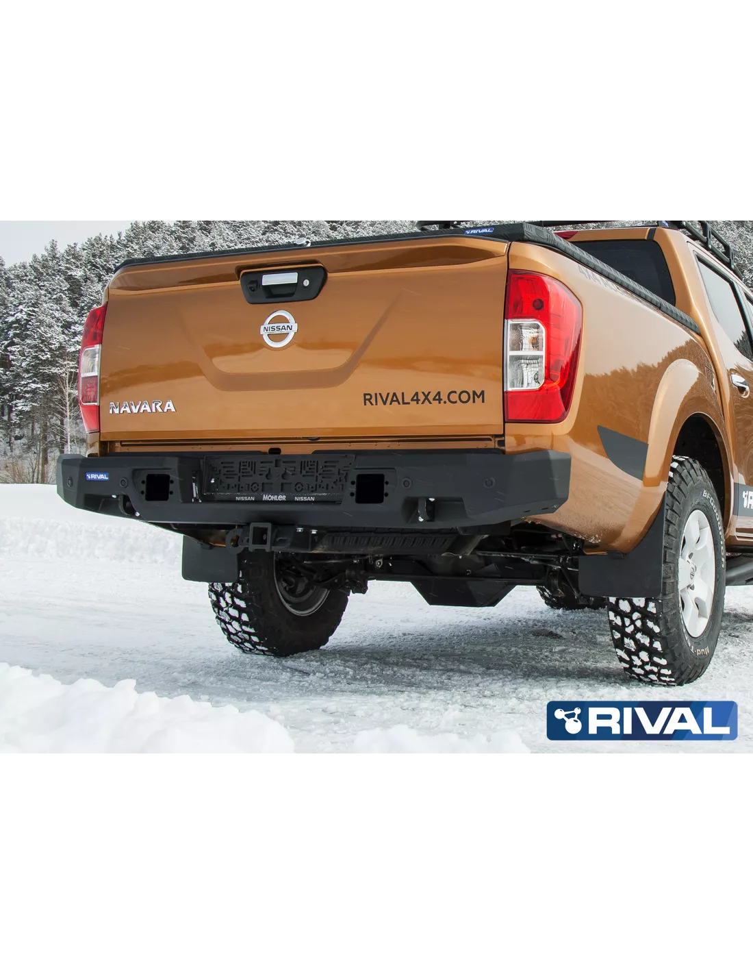 BUMPER REAR RIVAL NISSAN NAVARA NP 300 (USAGE COMPETITION) (