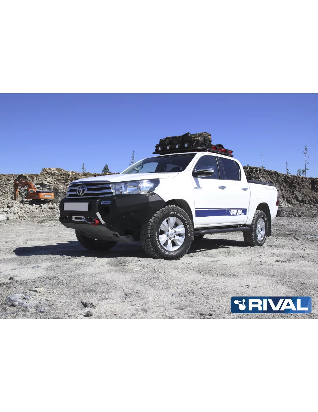 BUMPER FRONT RIVAL TOYOTA HILUX REVO (USAGE COMPETITION) (bO