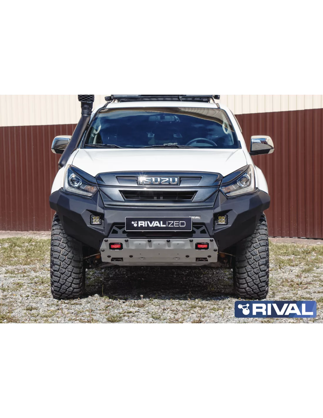 BUMPER FRONT RIVAL ISUZU D-MAX 2017-2020 (USAGE COMPETITION)