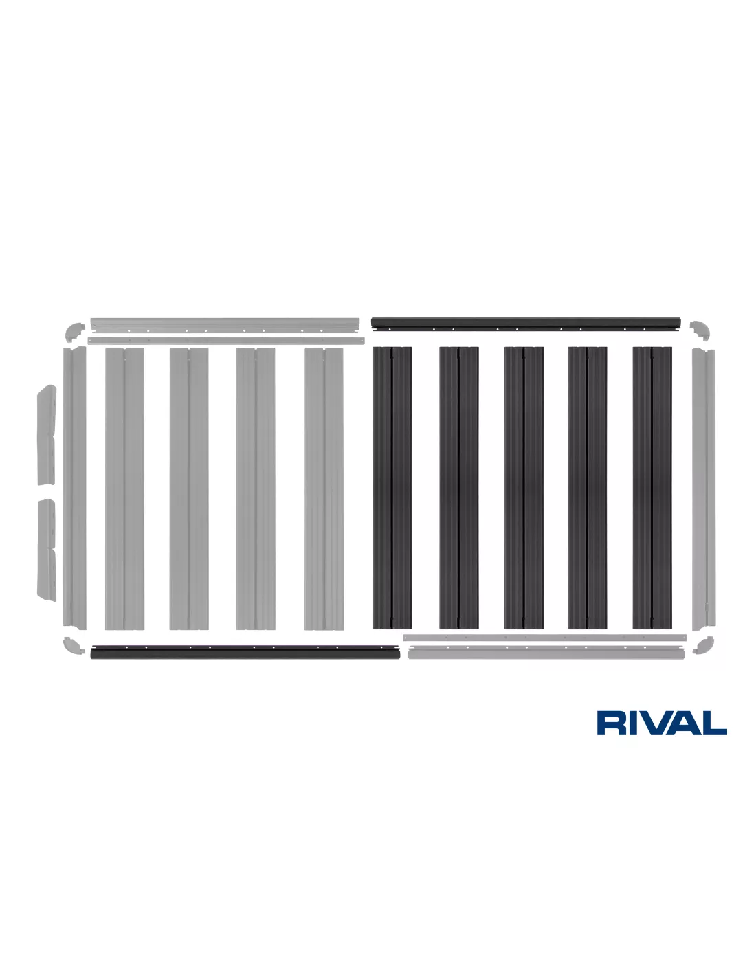 KIT EXTENSION PLATEFORME 2435x1430mm - TOYOTA LC76 2007-