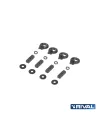 KIT ANNEAU D'ANCRAGE MALE POUR GALERIE MODULABLE RIVAL (4 pc