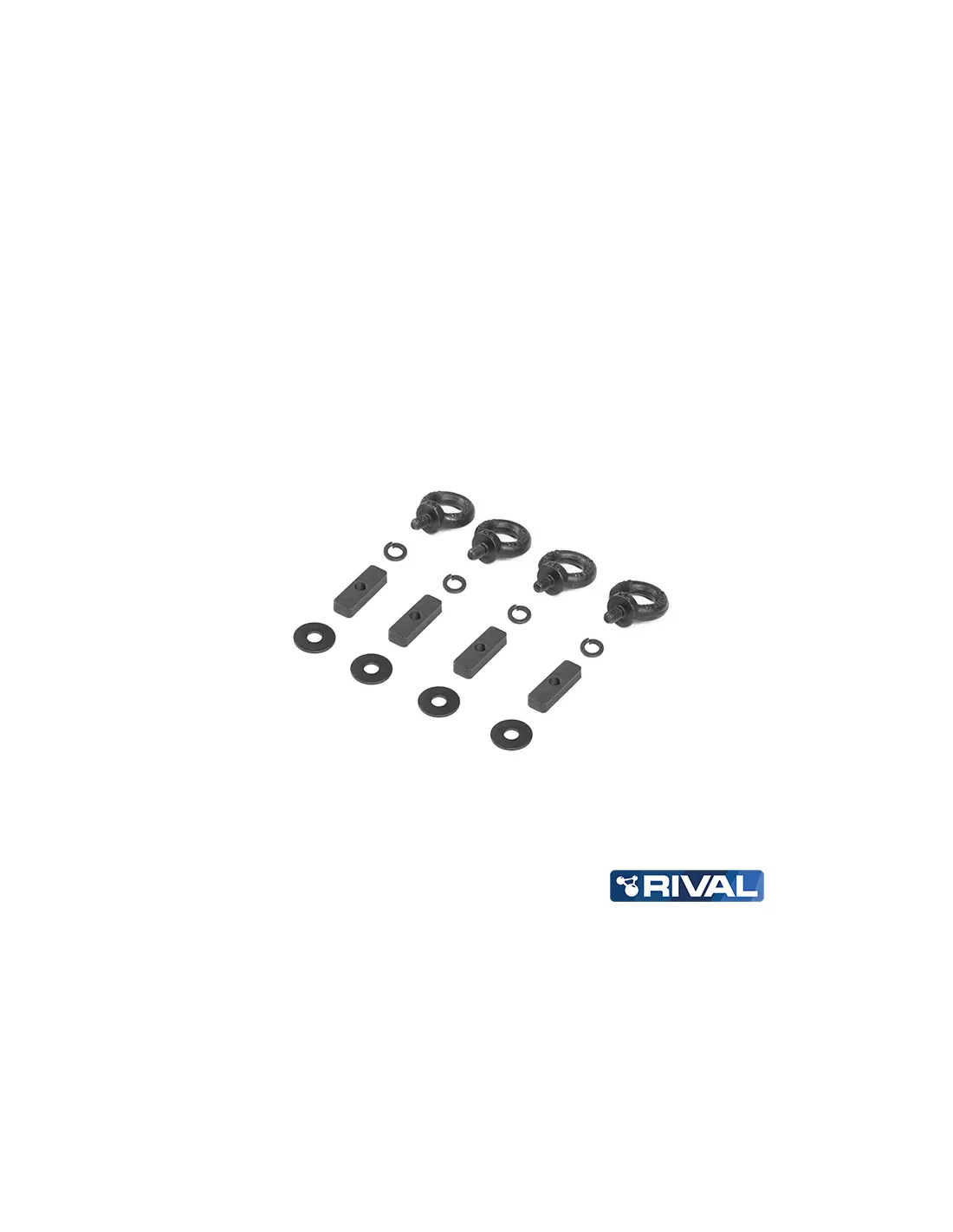 KIT ANNEAU D'ANCRAGE MALE POUR GALERIE MODULABLE RIVAL (4 pc