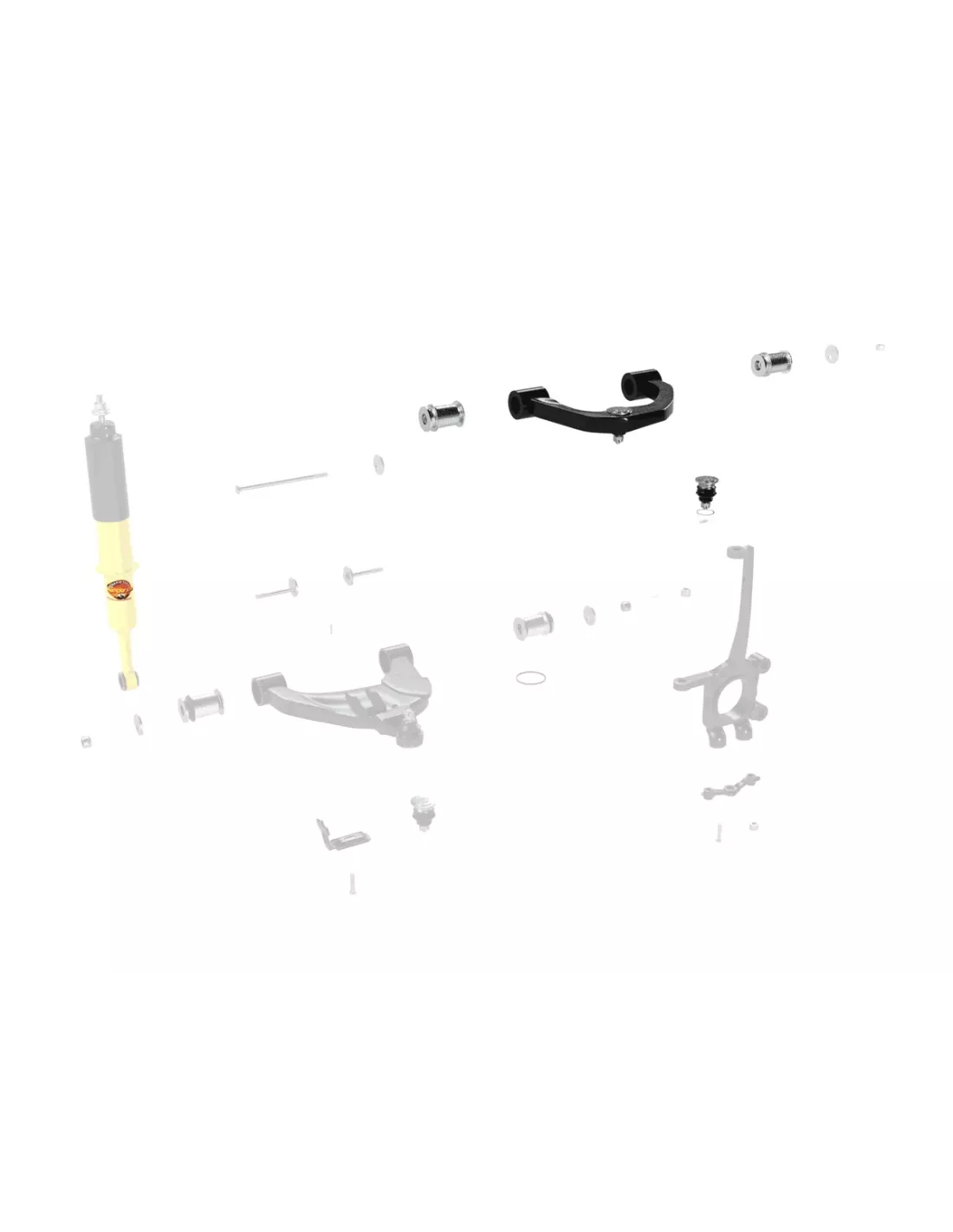 Bras de suspension supérieur droit Terrain Tamer Toyota
