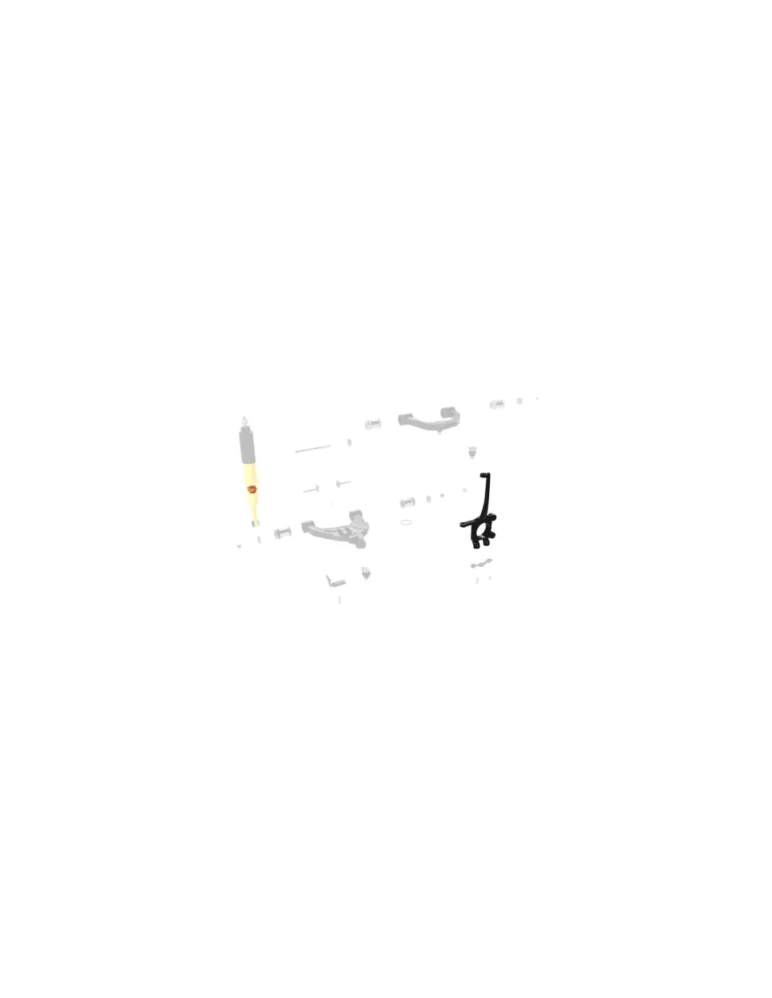 Pivot de direction gauche Terrain Tamer Toyota Hilux GGN125
