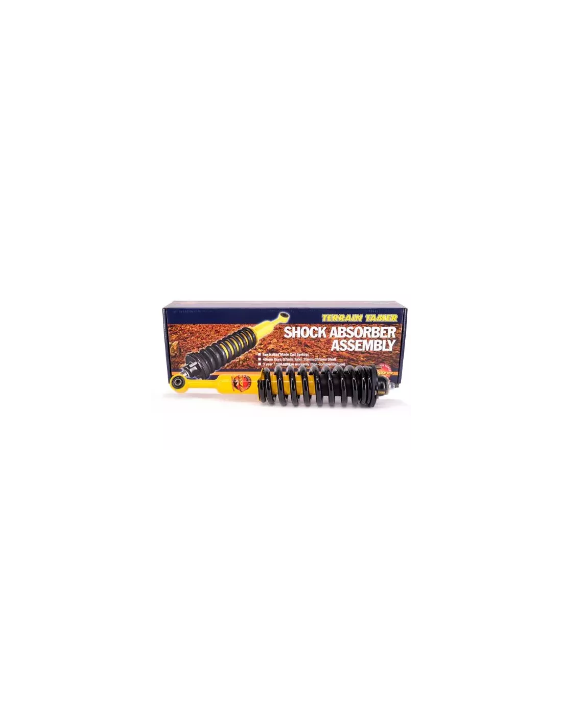 Paire amortisseurs Coil Over relevés 40mm charge 100kg+