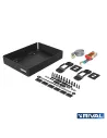 SUPPORT PORTE JERRYCAN DOUBLE POUR GALERIE MODULABLE RIVAL