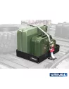 SUPPORT PORTE JERRYCAN DOUBLE POUR GALERIE MODULABLE RIVAL