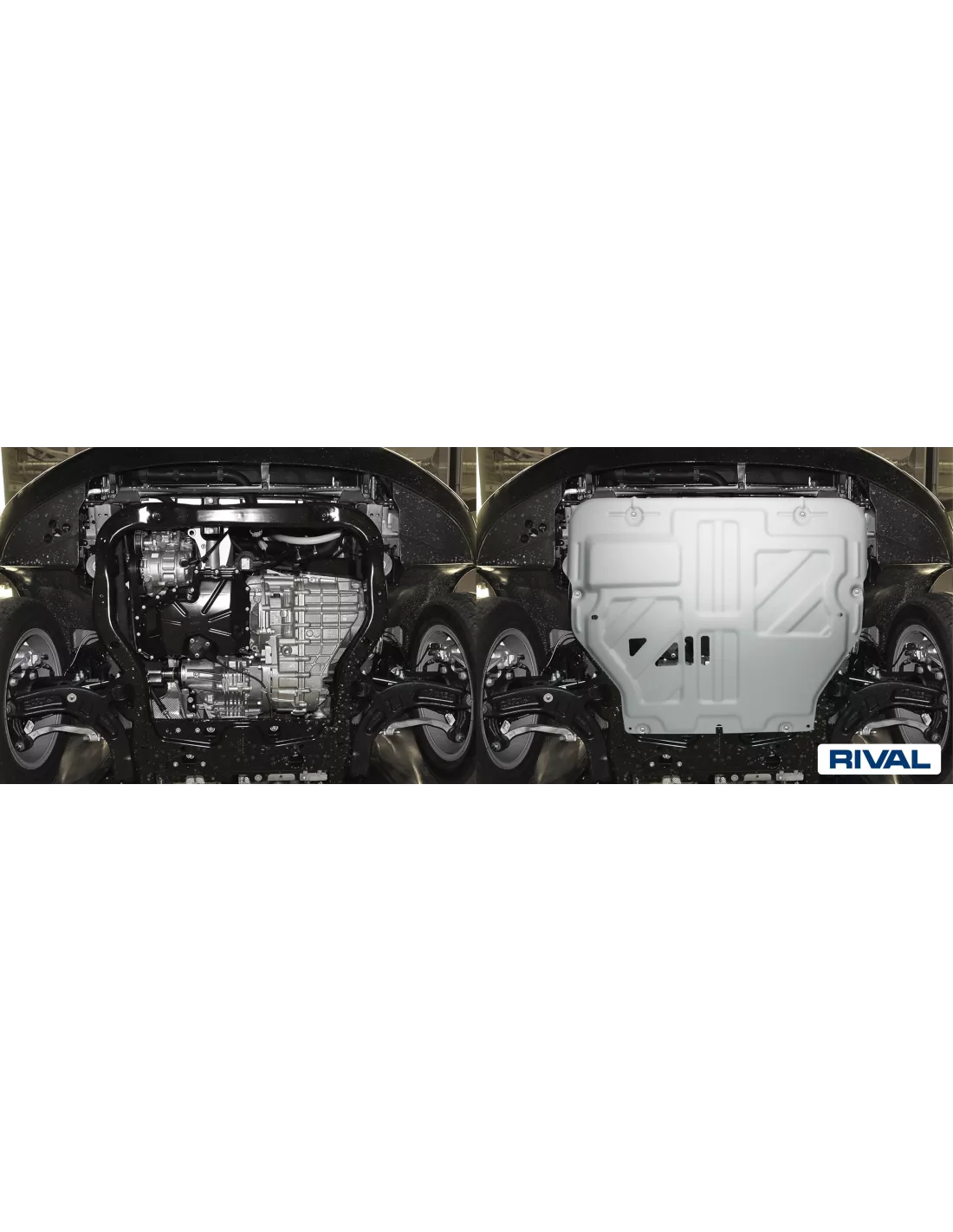 PLAQUE PROTECTION 4 mm RIVAL MOTEUR+ BV VW T6
