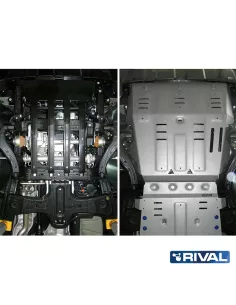 PLAQUE PROTECTION RIVAL MOTEUR+RADIA VW AMAROK (bP11) 2