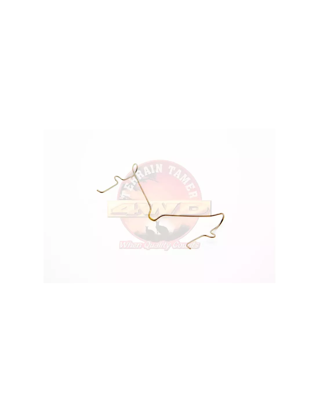 Ressort anti-vibration plaquettes de frein avant Terrain